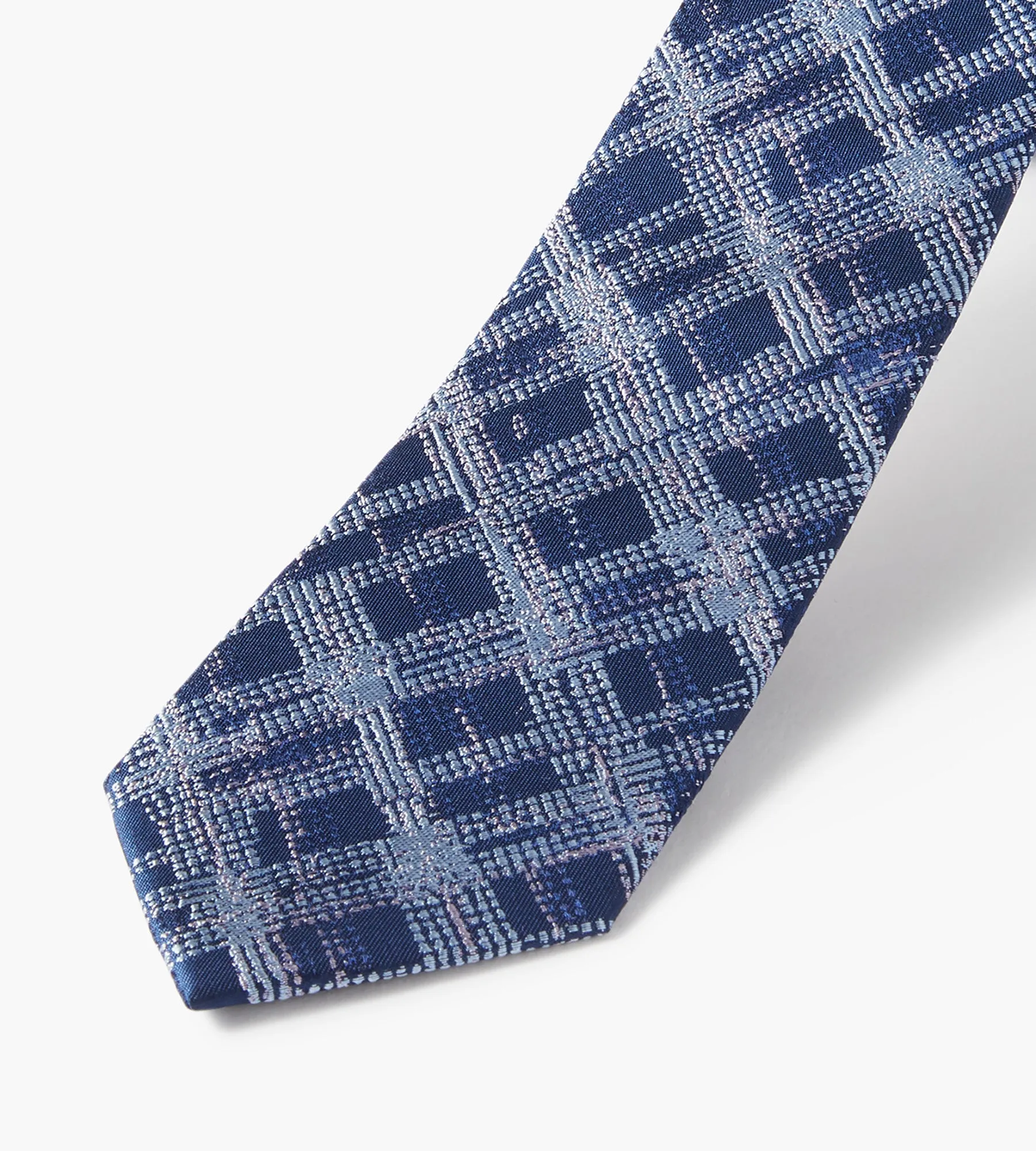 Broken Check Tie