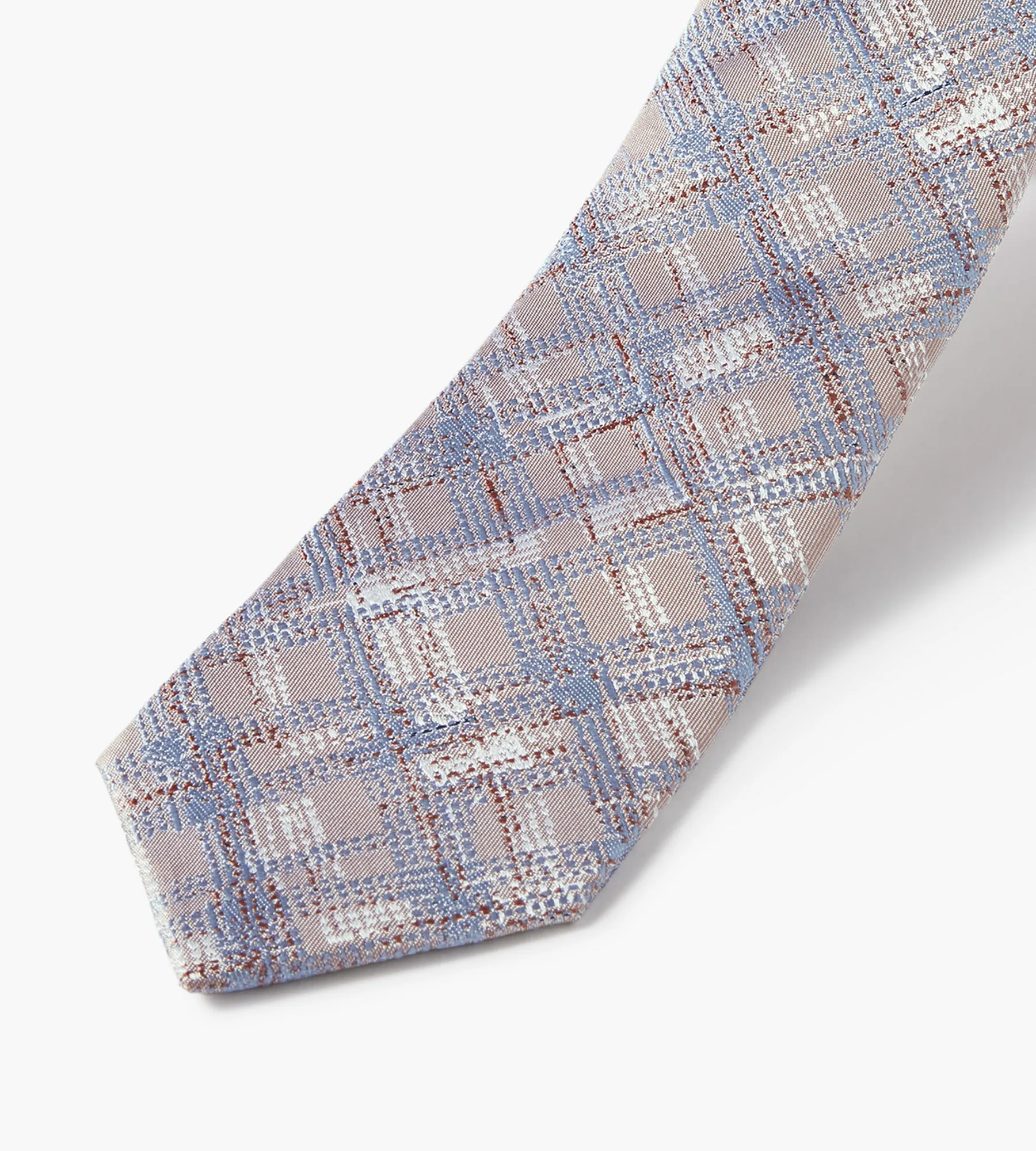 Broken Check Tie