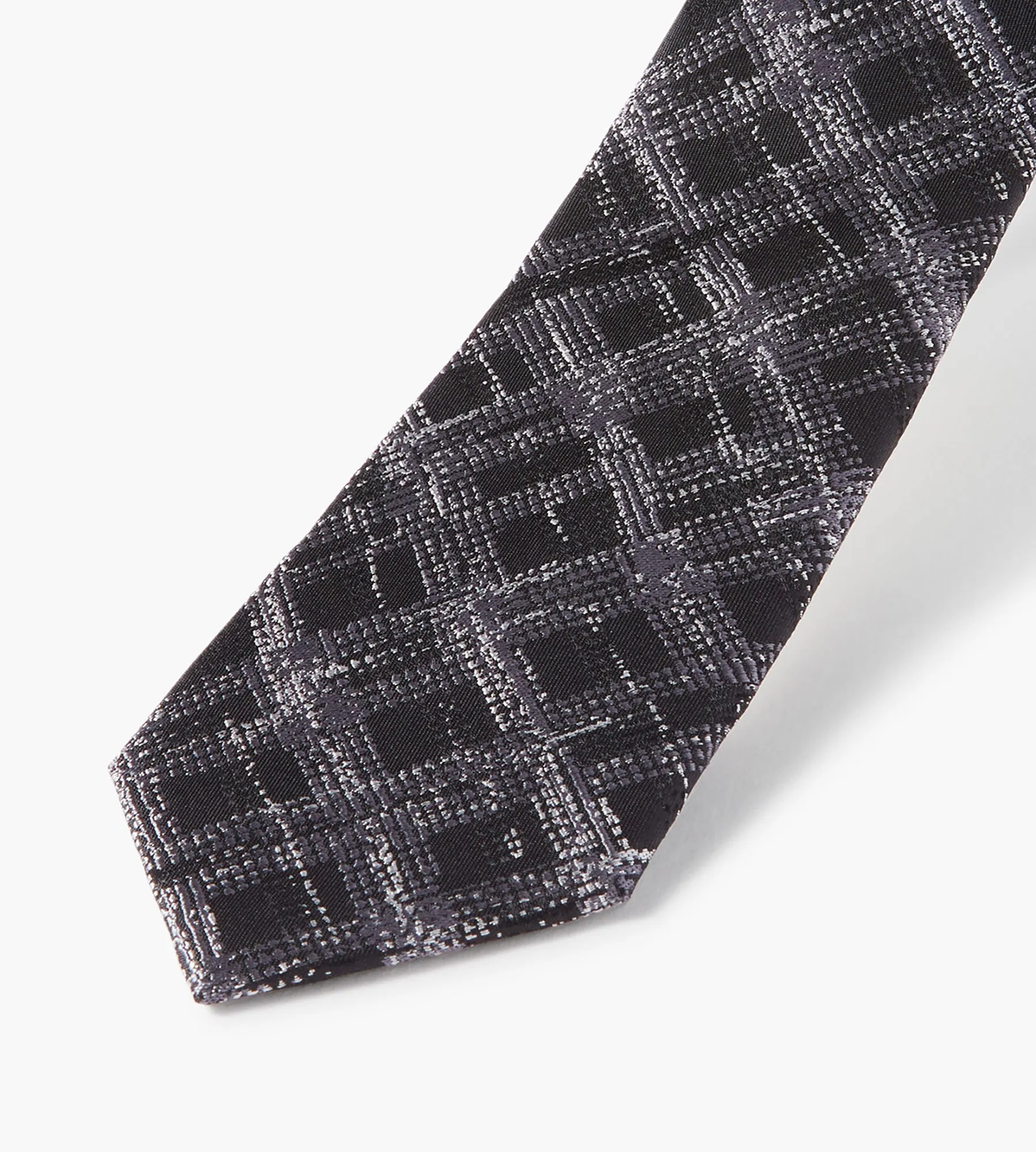 Broken Check Tie