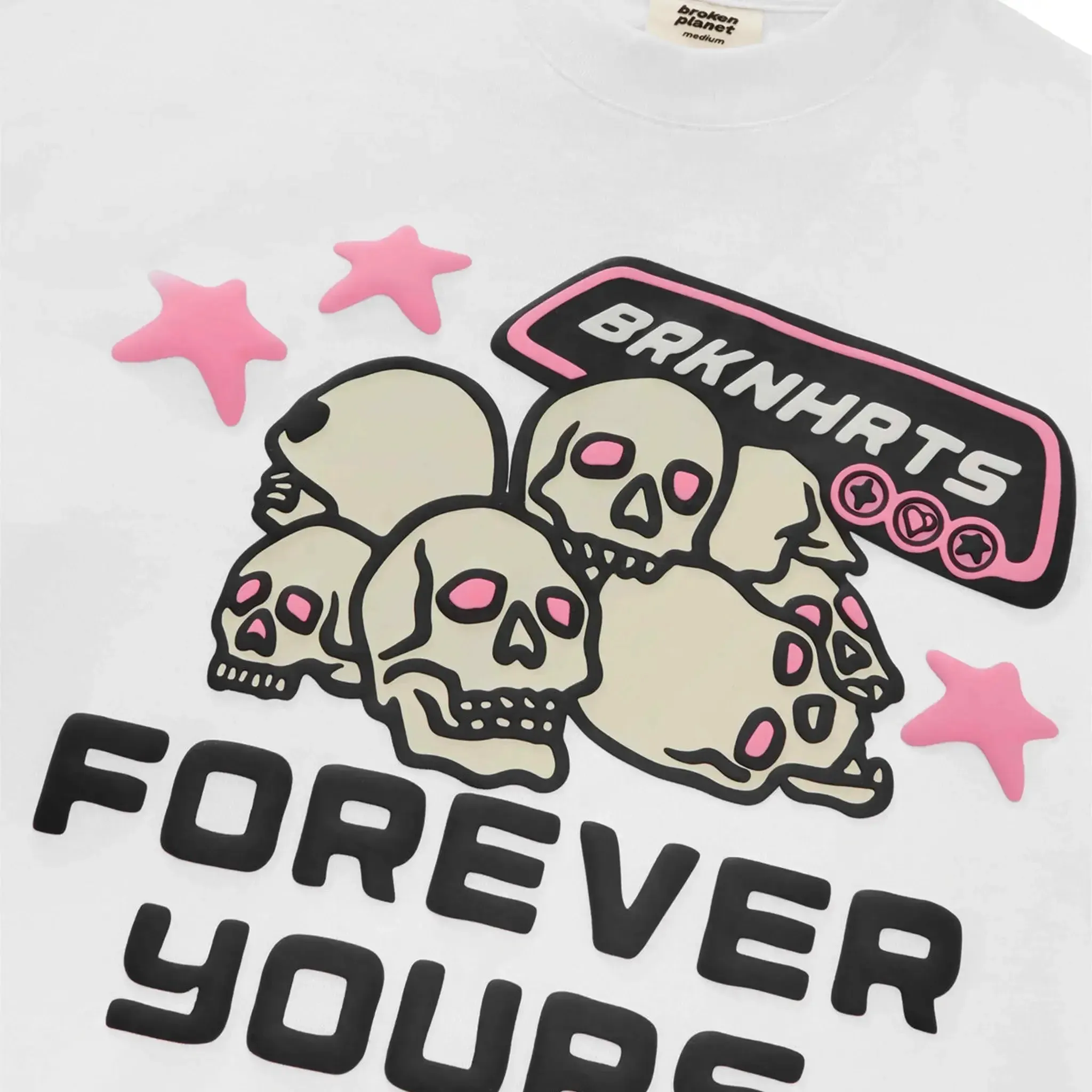 Broken Planet Forever Yours Snow White T Shirt