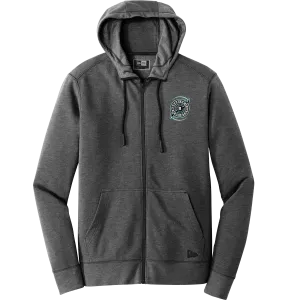 Brooklyn Aviators New Era Tri-Blend Fleece Full-Zip Hoodie