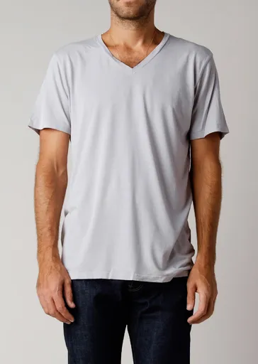 Brooklyn Denim Co. Vee Neck Tee Hemp Organic Cotton