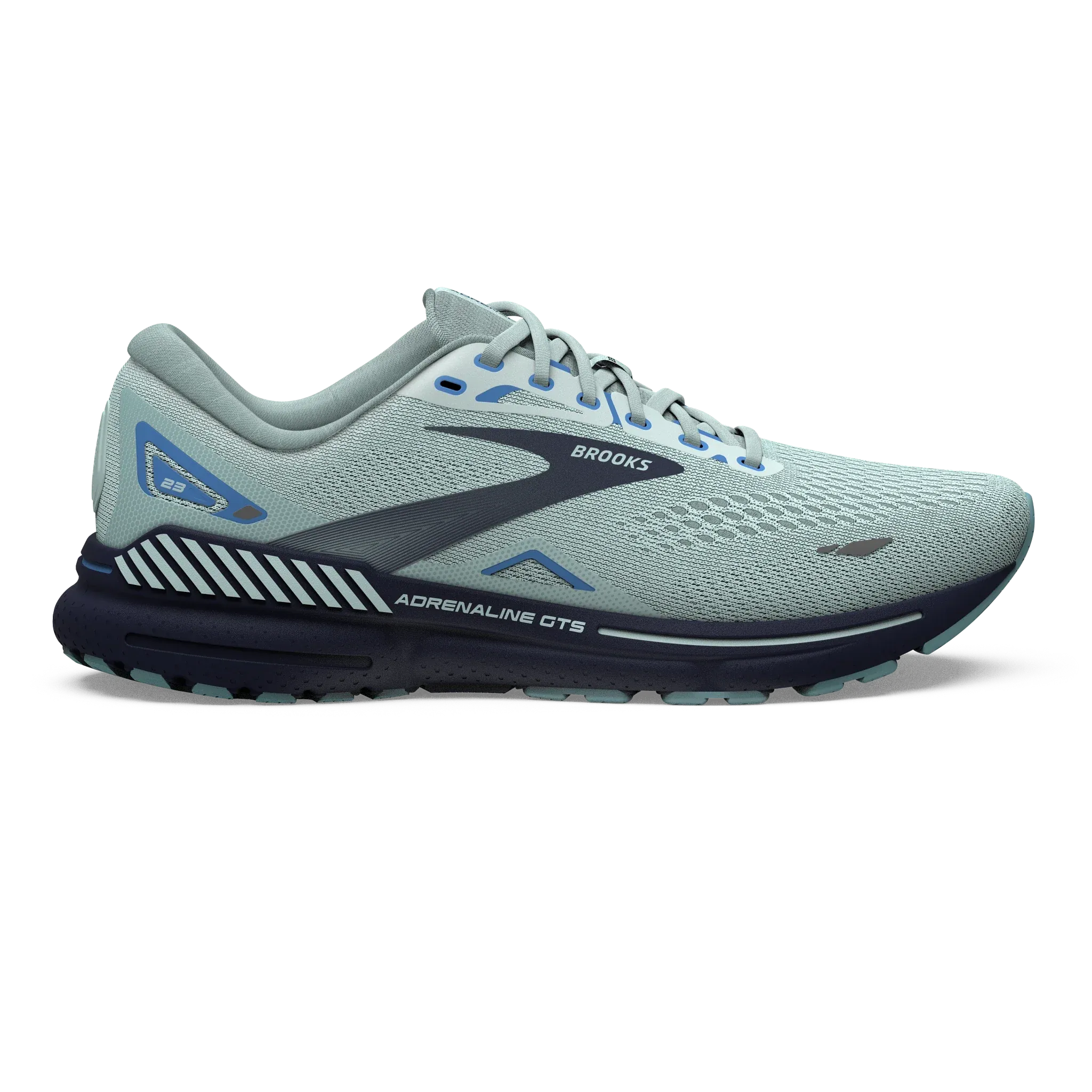 Brooks | Adrenaline GTS 23 | Women's | Wide | Blue Glass/Nile Blue/Marina