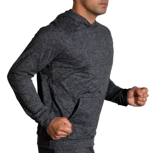 Brooks | Luxe Hoodie | Men's | Heather Black