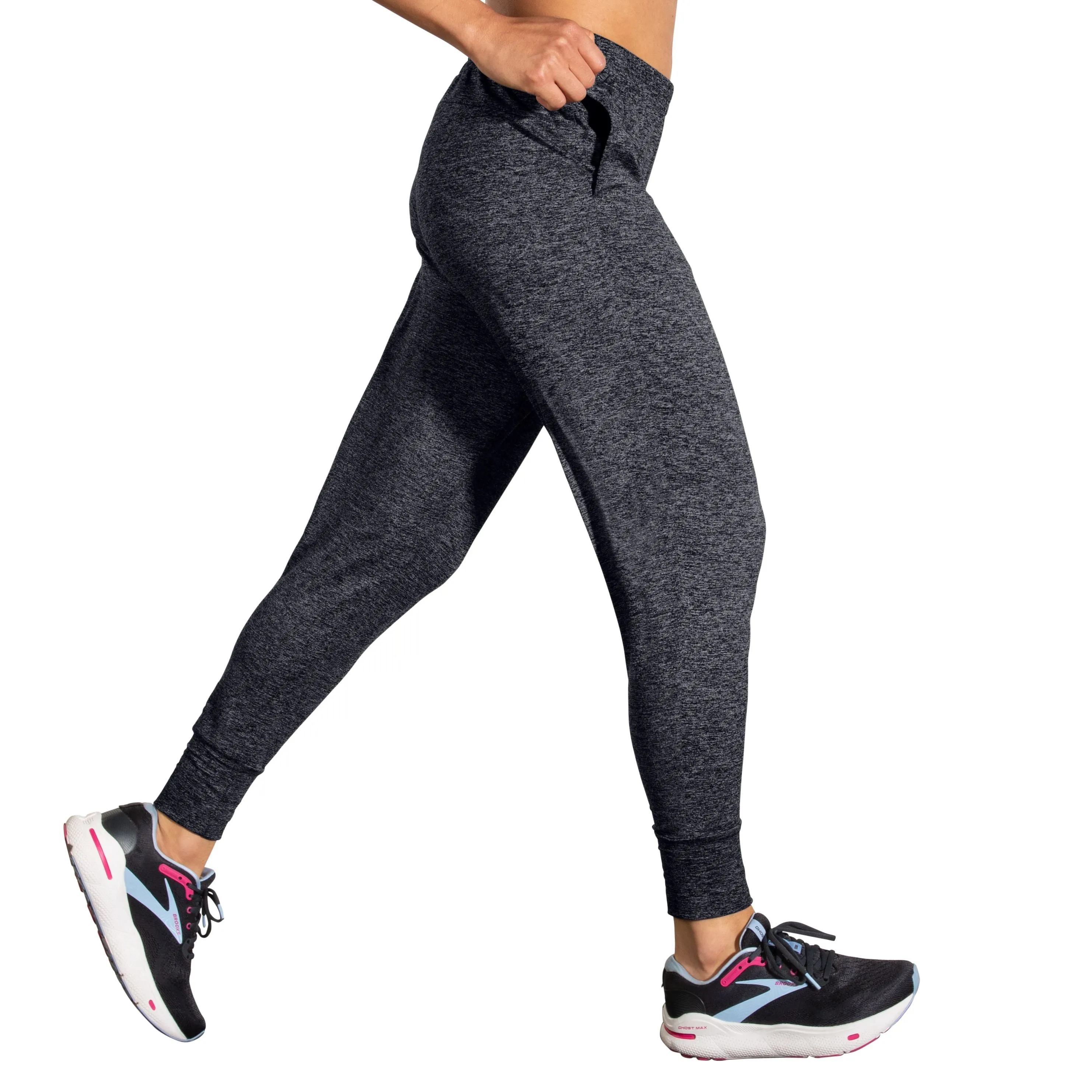 Brooks | Luxe Jogger | Women's | Heather Black