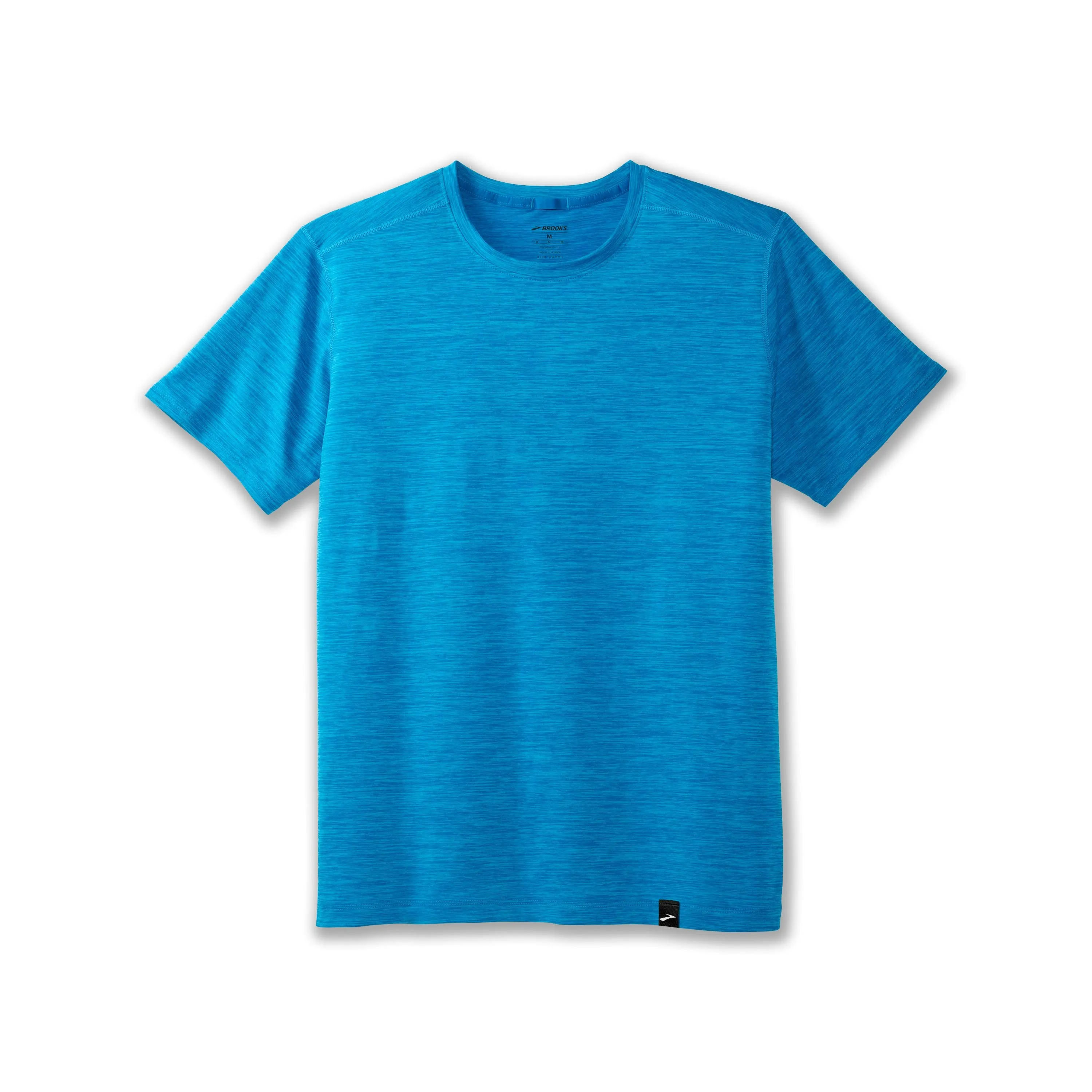 Brooks | Luxe Short Sleeve | Men's | Heather Cerulean