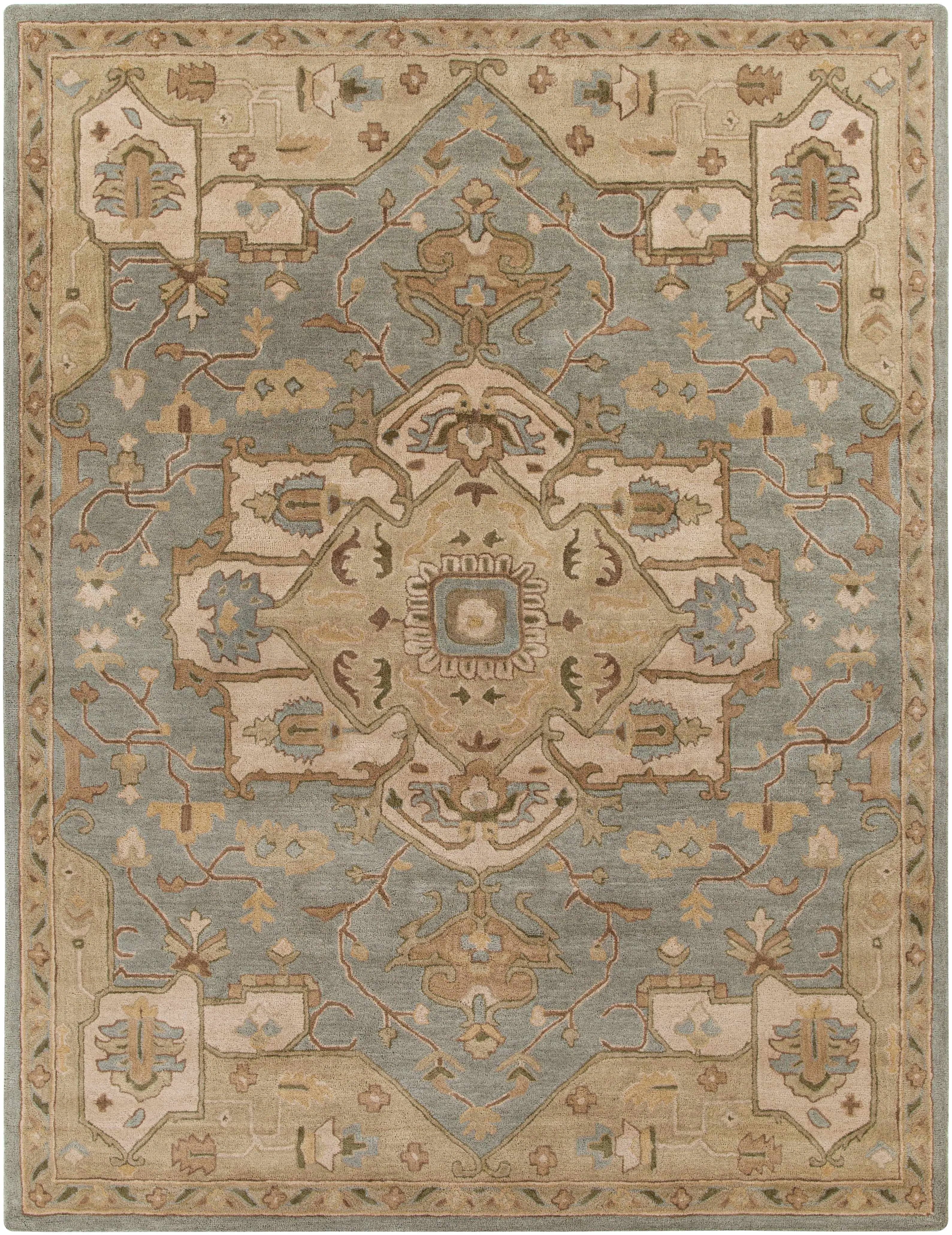 Broomfield Gray 1144 Wool Area Rug