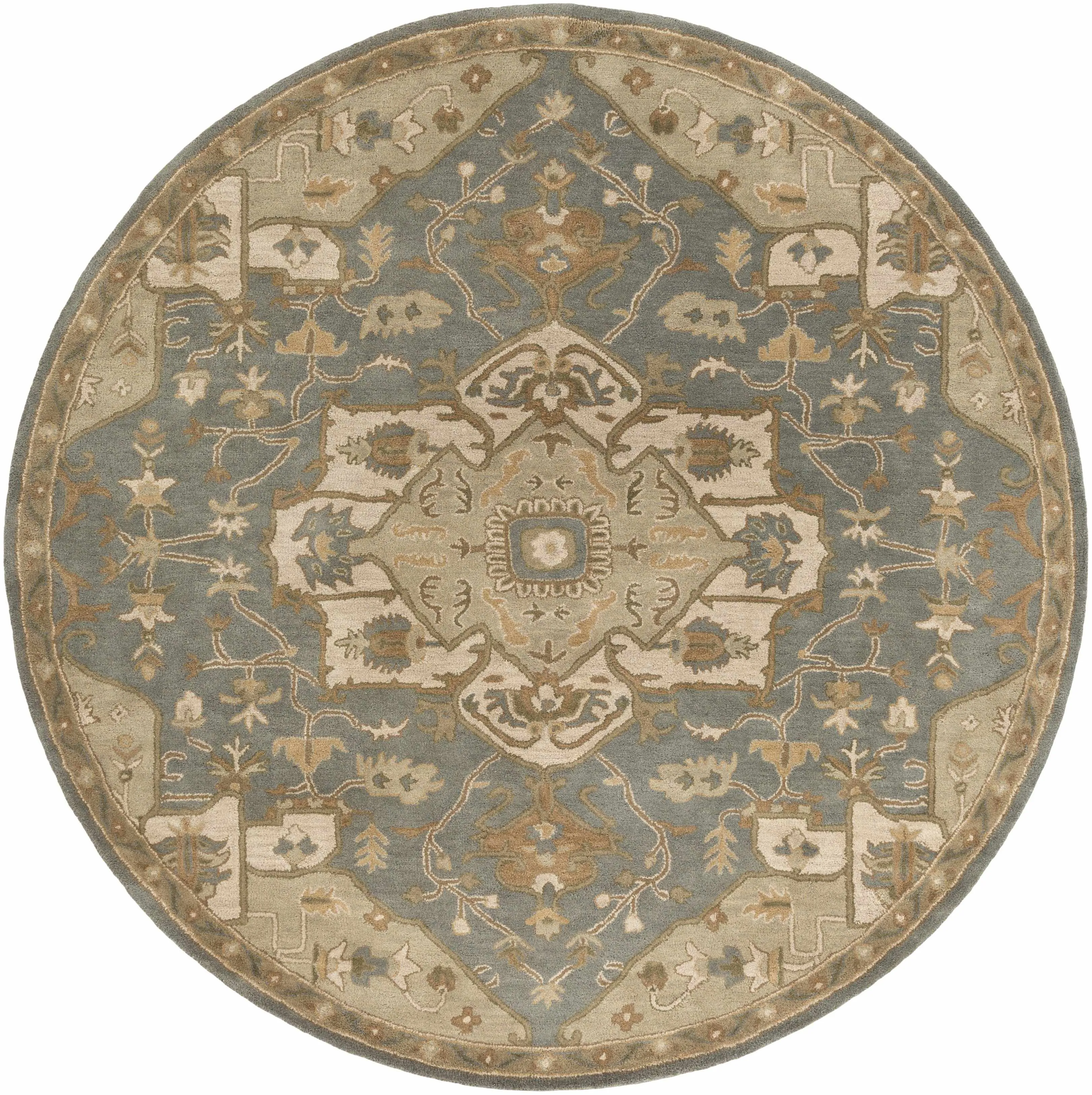 Broomfield Gray 1144 Wool Area Rug