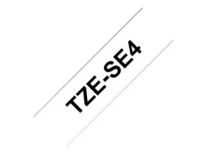 Brother Security Tape Tze-Se4 - Black On White