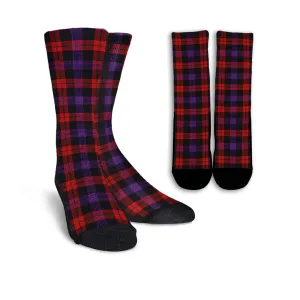 Broun Modern Tartan Crew Socks