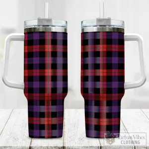 Broun Modern Tartan Tumbler with Handle