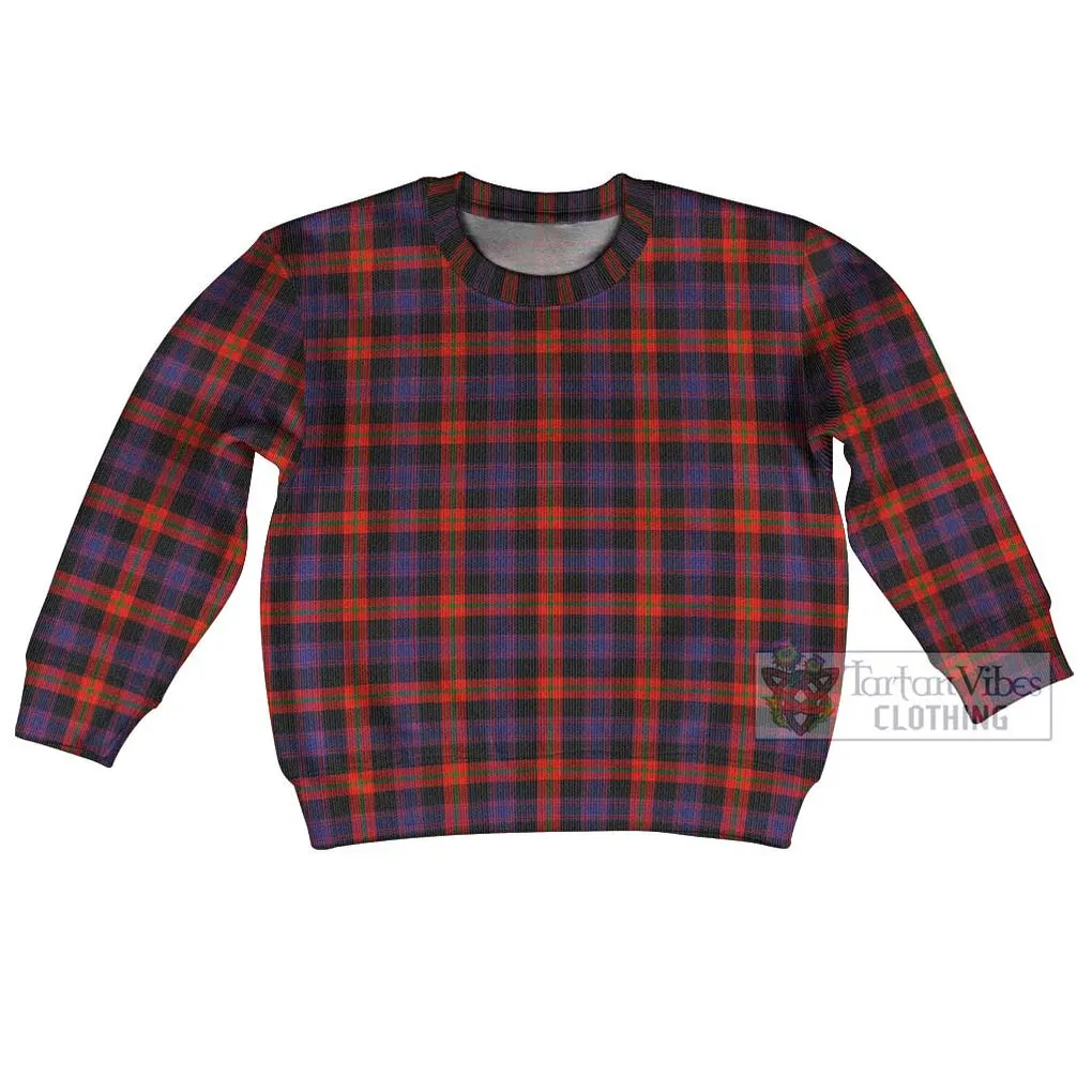 Brown (Broun) Tartan Kid Ugly Sweater