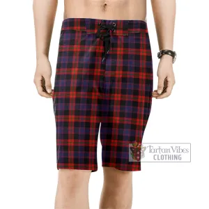 Brown (Broun) Tartan Men's Board Shorts