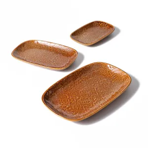 Brown Ceramic Plate