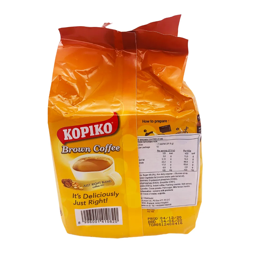 Brown Coffee 10 Sachets x 27.5g by Kopiko