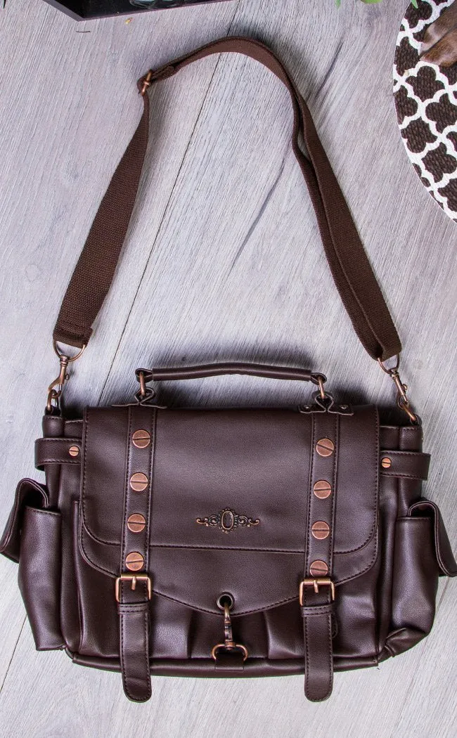 Brown Copper Handbag