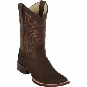 Brown Cowboy Boots Square Toe