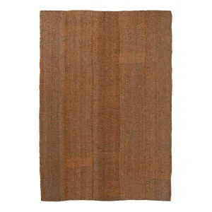 Brown Flatweave Wool Persian Rug - 9'4" x 13'9"