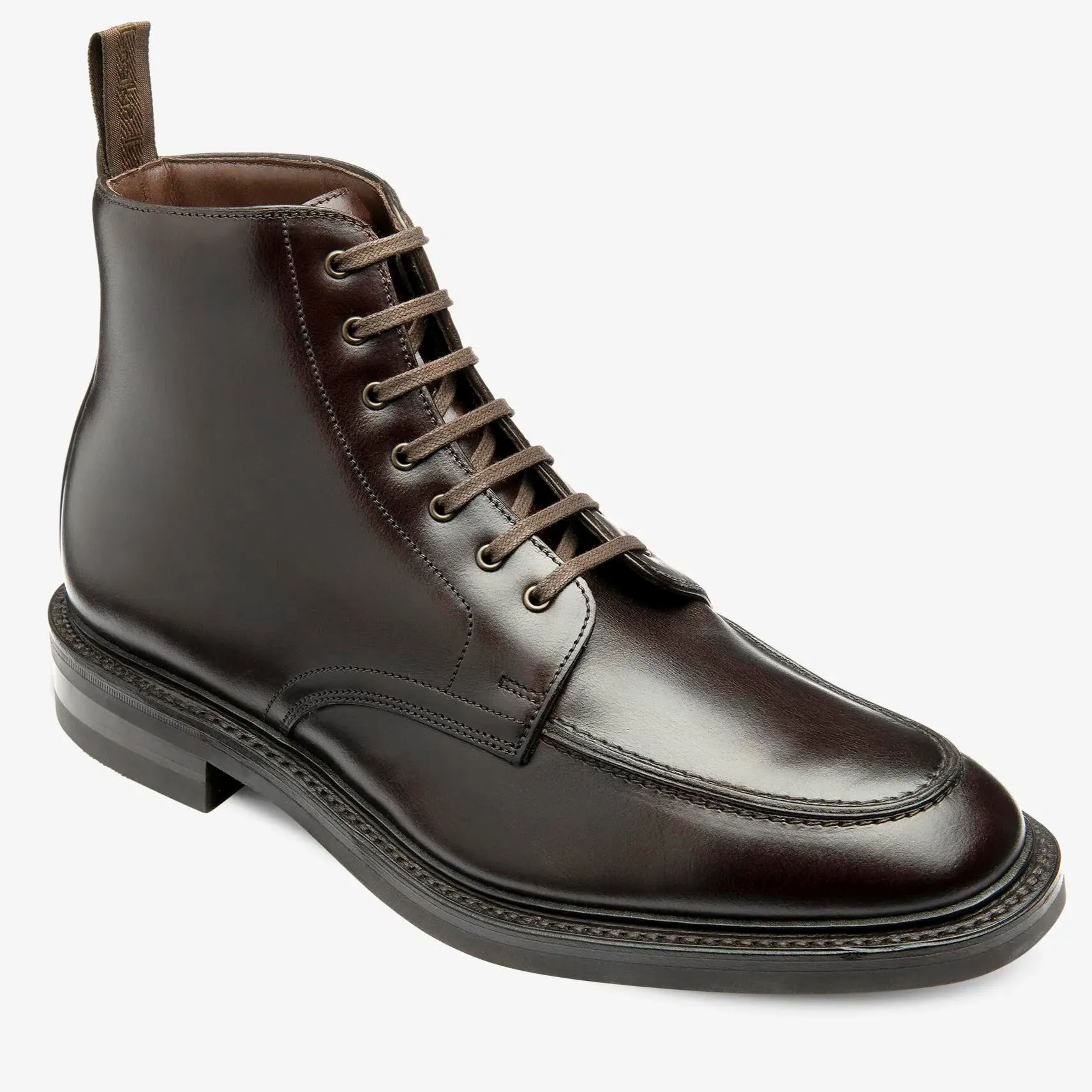 Brown Gisbourne Calf Leather Apron Boots (Additional Sizes Coming Soon)