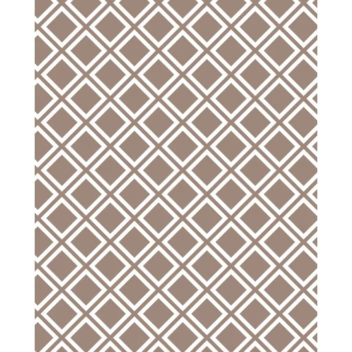 Brown Lattice Printed Backdrop