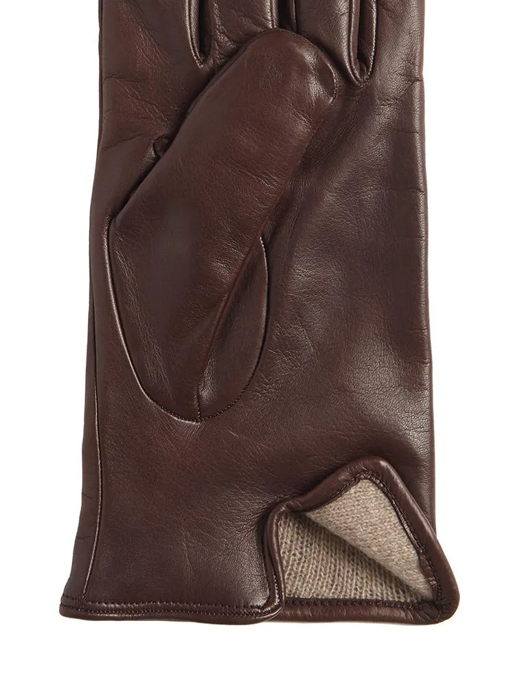 Brown Leather Genius Gloves