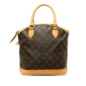 Brown Louis Vuitton Monogram Lockit PM Handbag