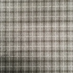 Brown Polyester Brushed Check