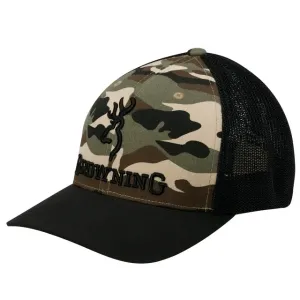 Browning Men's Branded Camo Cap