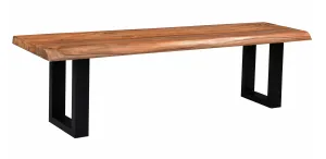 Brownstone II - Dining Bench - Nut Brown