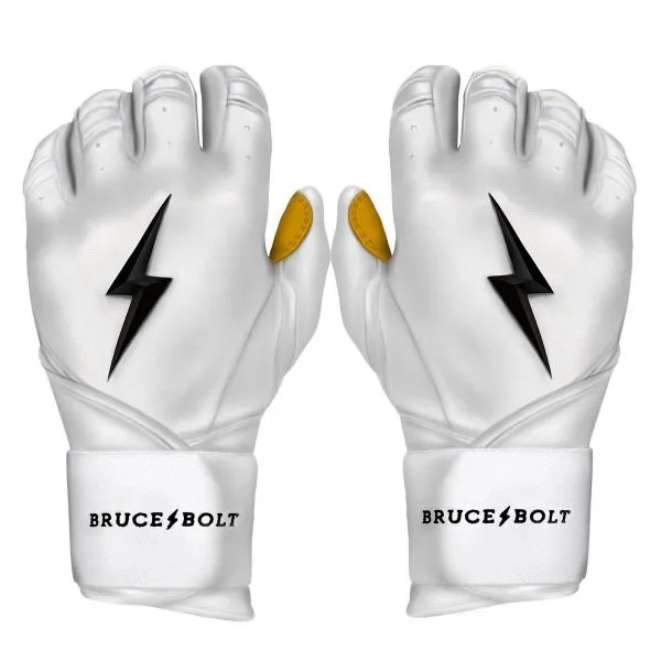 Bruce Bolt Youth Premium Pro Long Cuff Pair of Batting Gloves