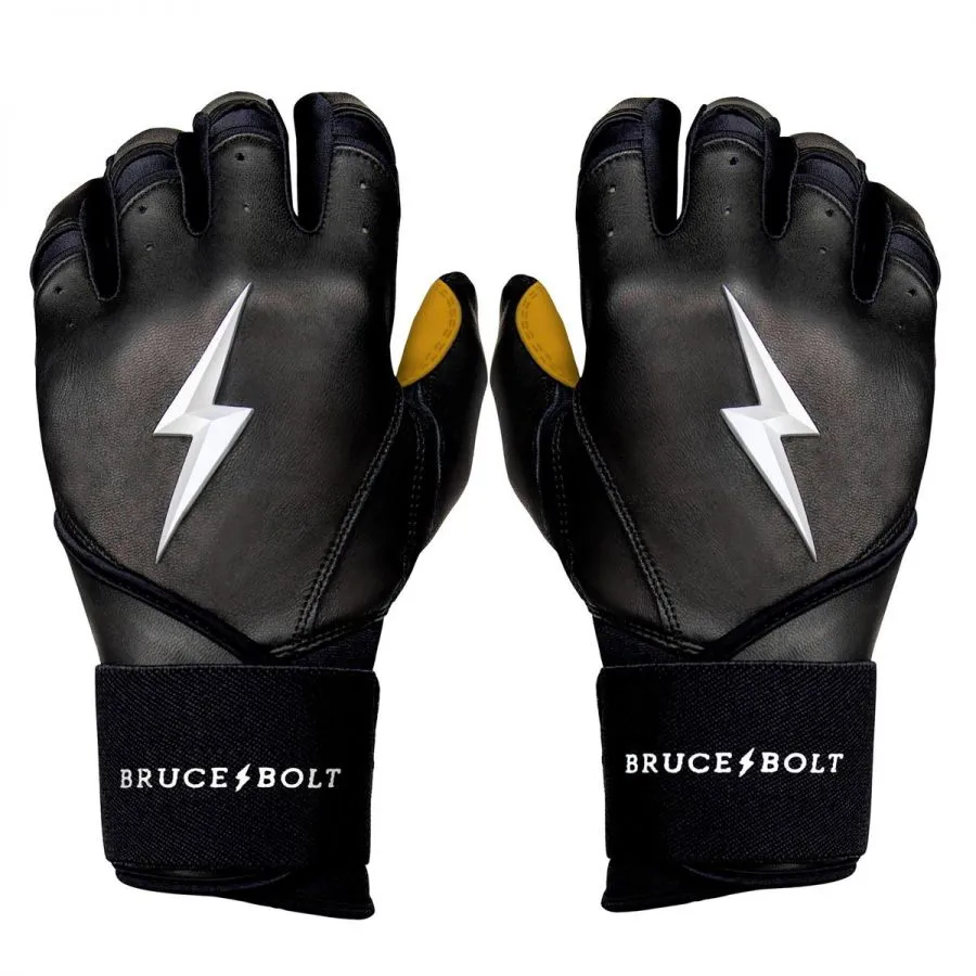 Bruce Bolt Youth Premium Pro Long Cuff Pair of Batting Gloves