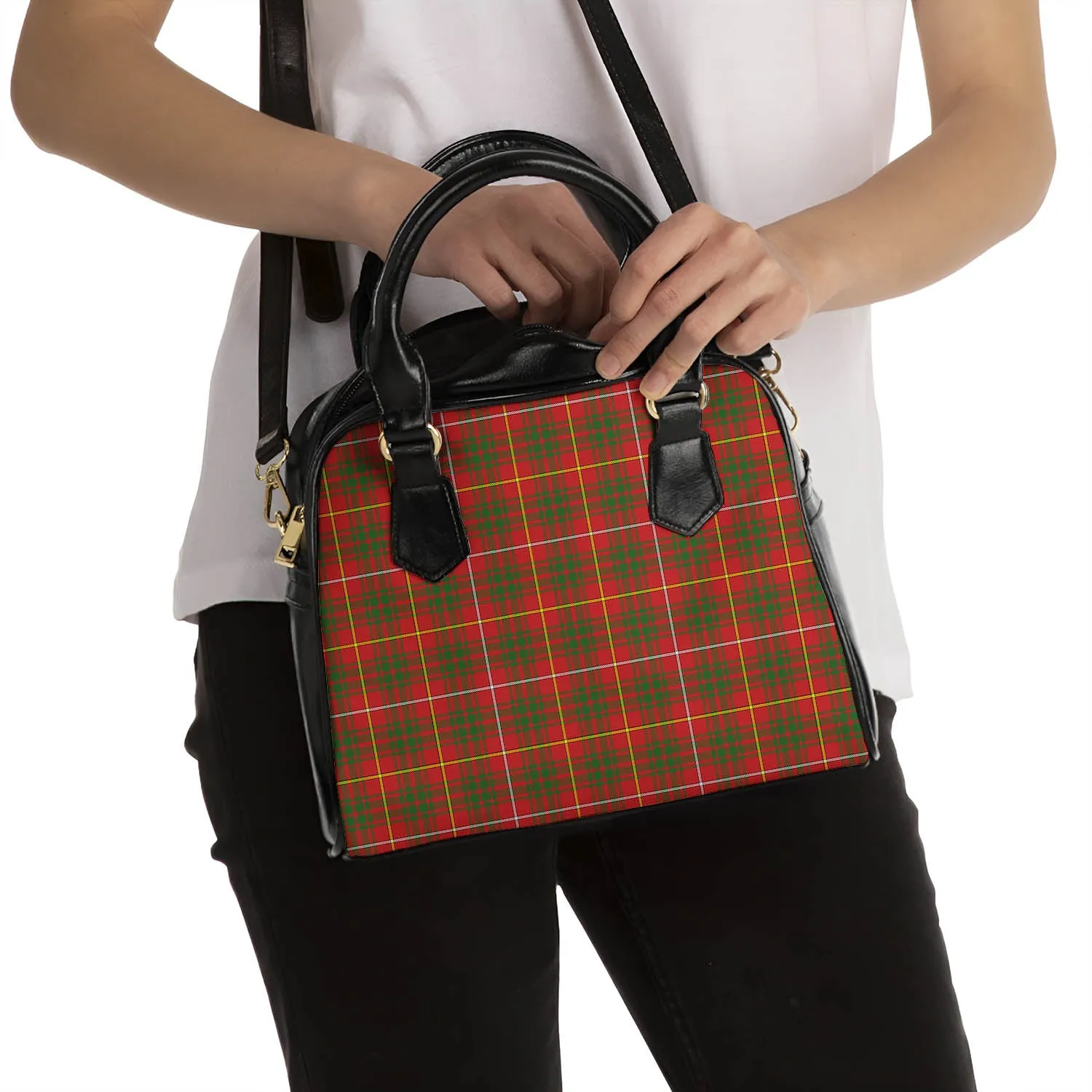 Bruce County Canada Tartan Shoulder Handbags