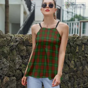 Bruce Hunting Tartan Loose Halter Neck Camisole