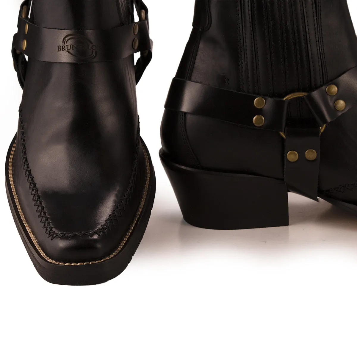 Brunello's The Knox Boot in Black