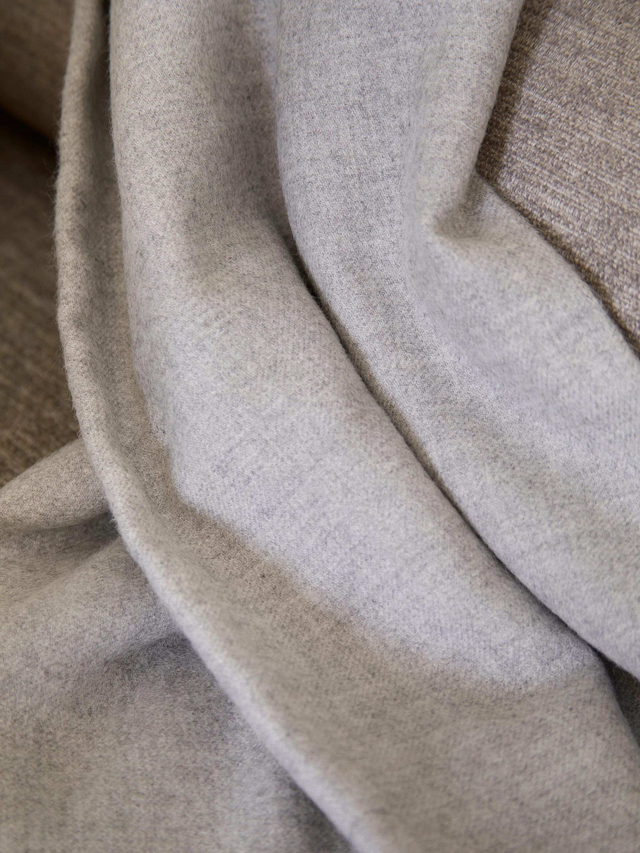 Bryant Alpaca Throw - Light Grey