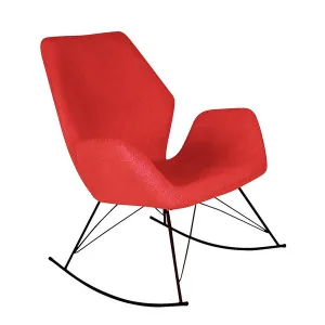 Bryce Accent Rocking Chair - Red