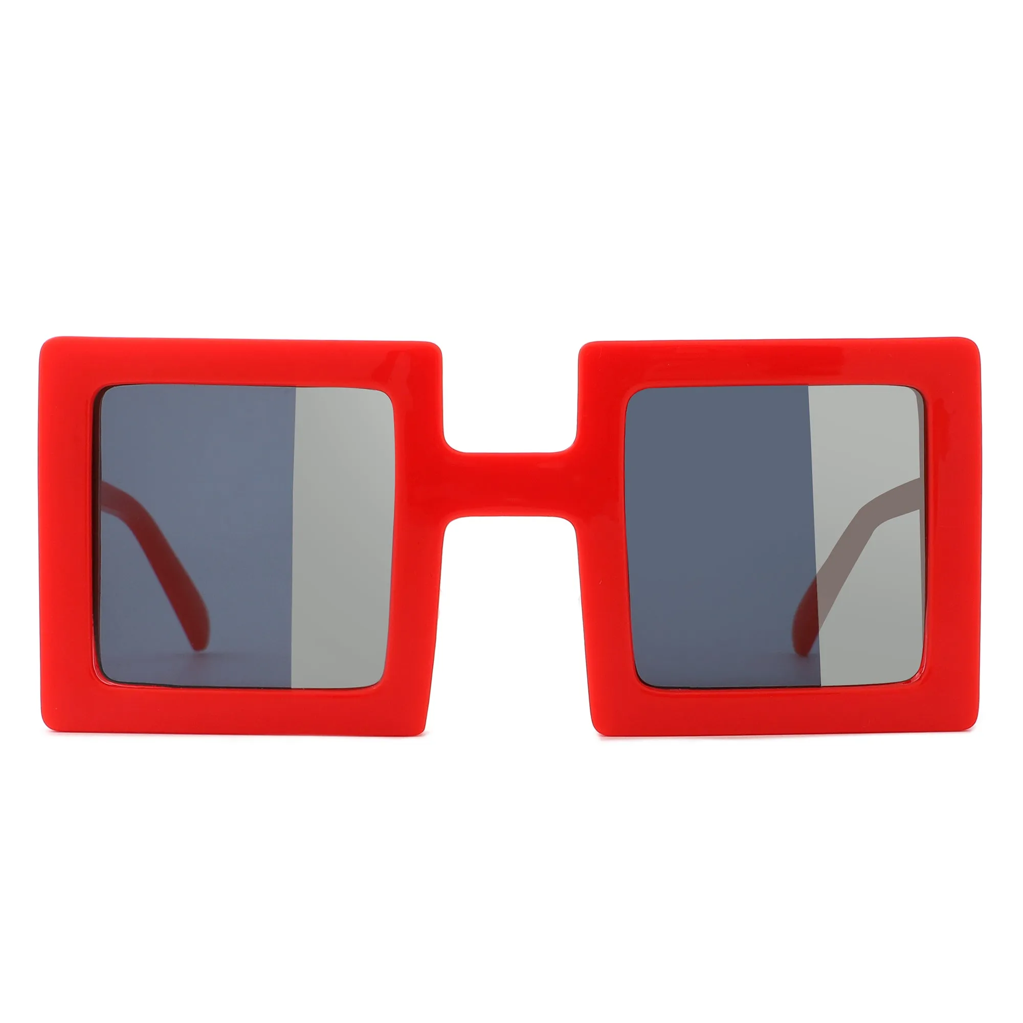 Bryntor - Two-Tone Tinted Bright Box Square Sunglasses