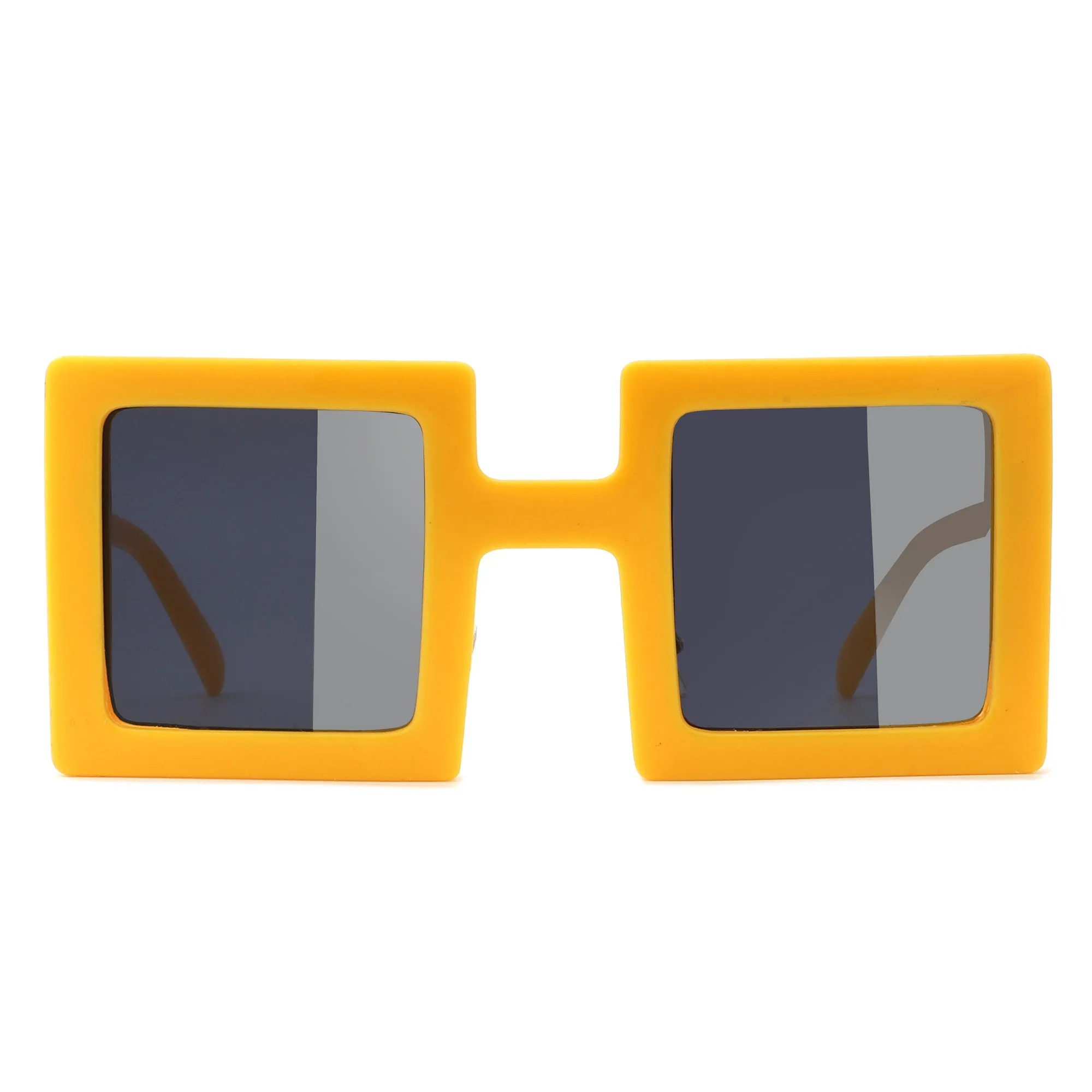 Bryntor - Two-Tone Tinted Bright Box Square Sunglasses