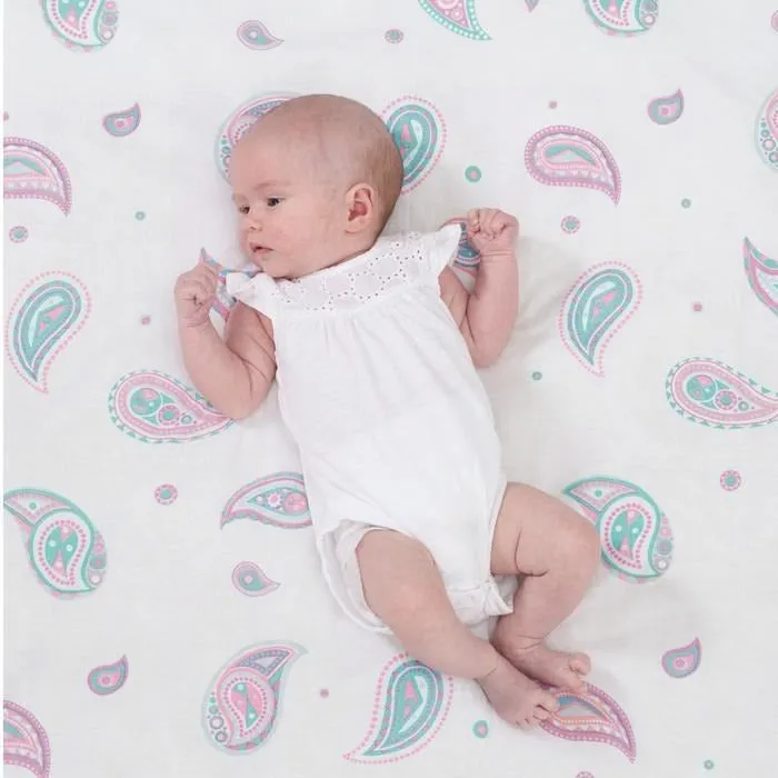 Bubble - Baby Swaddle Bamboo (Paisley Set of 3)