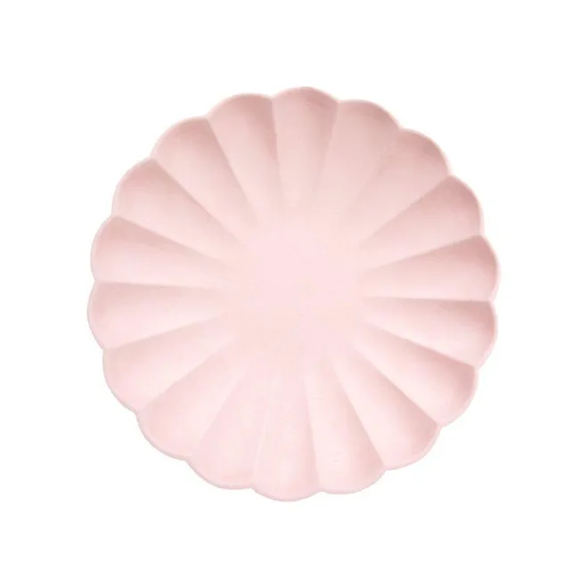 Bubblegum Pink Small Eco Plates - Pack of 8