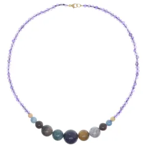 Bubbles Necklace - Amethyst