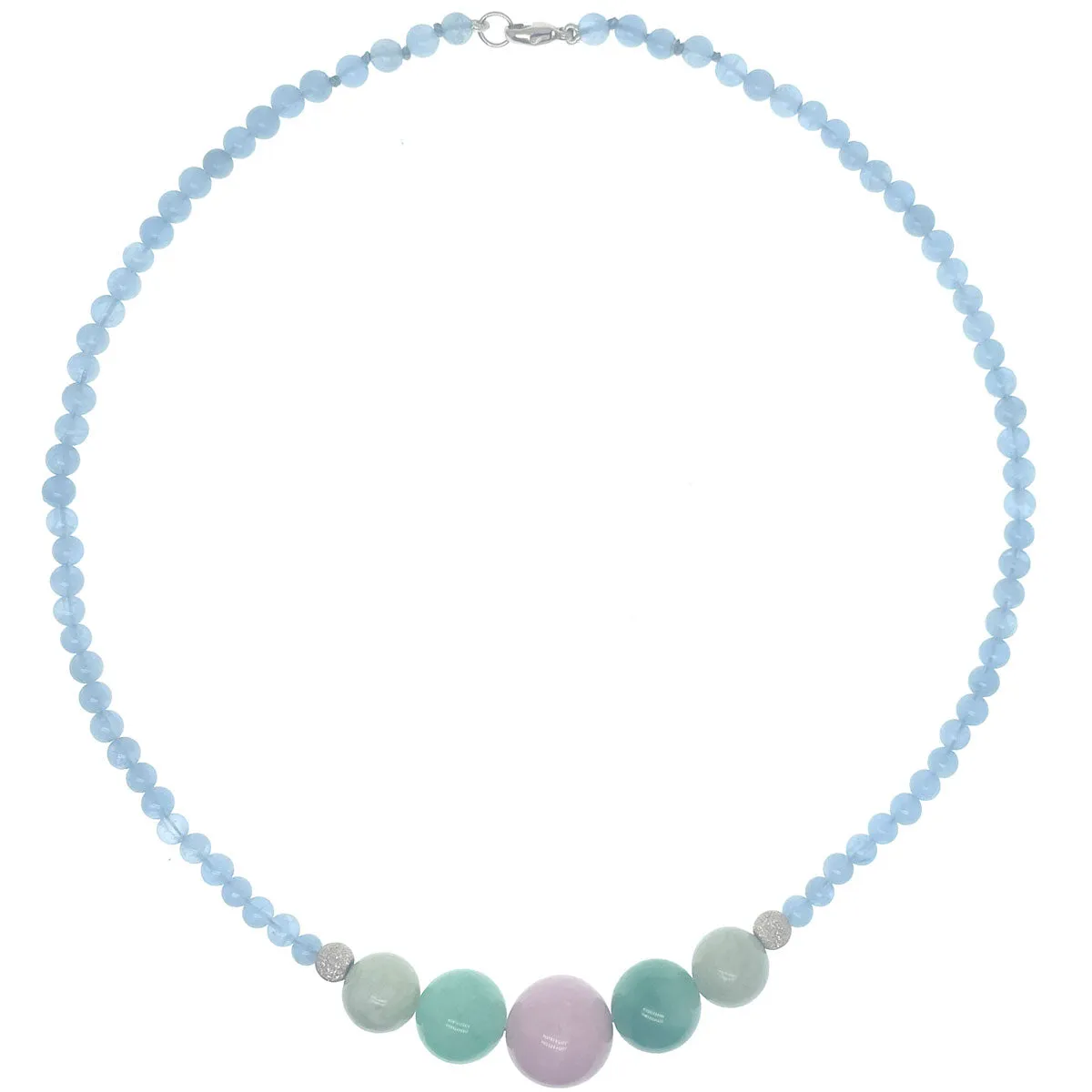 Bubbles of Delight Necklace - Juicy Aqumarine