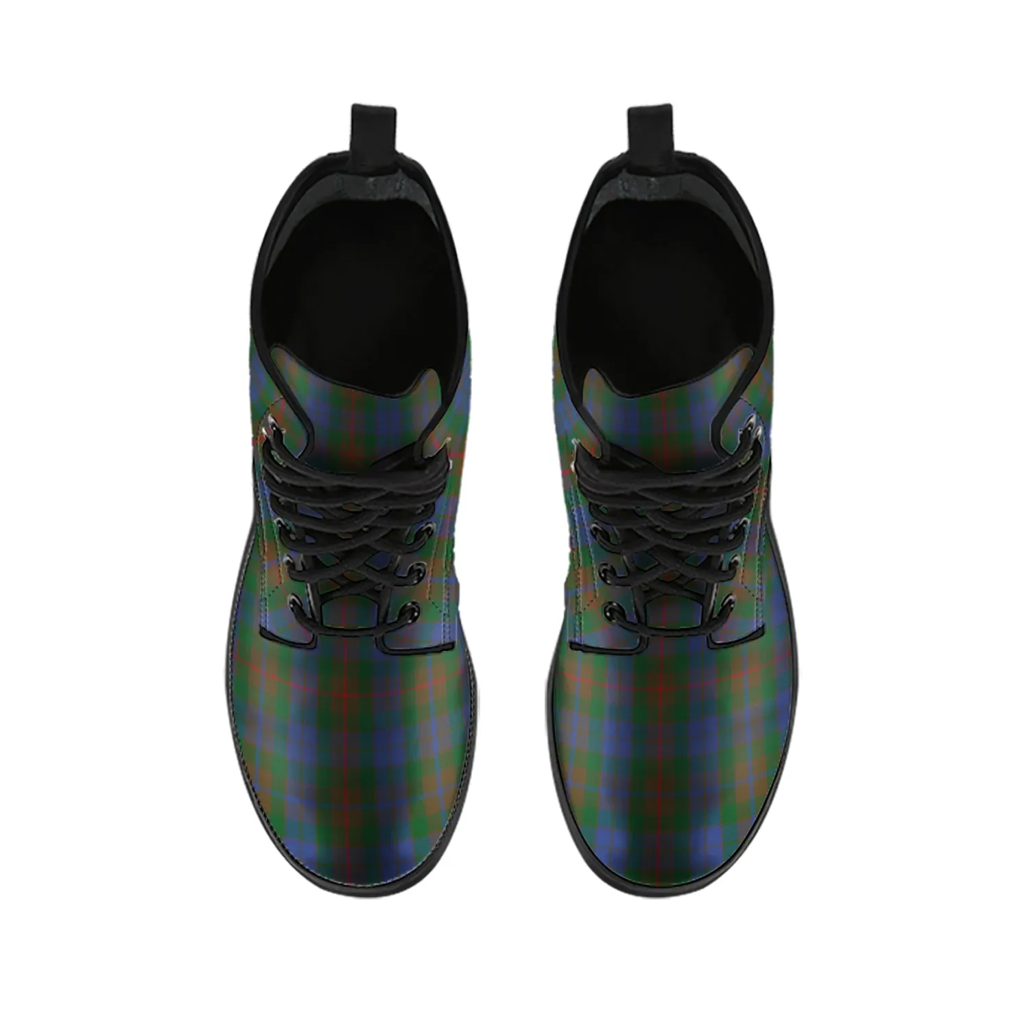 Buchanan Hunting Tartan Leather Boots