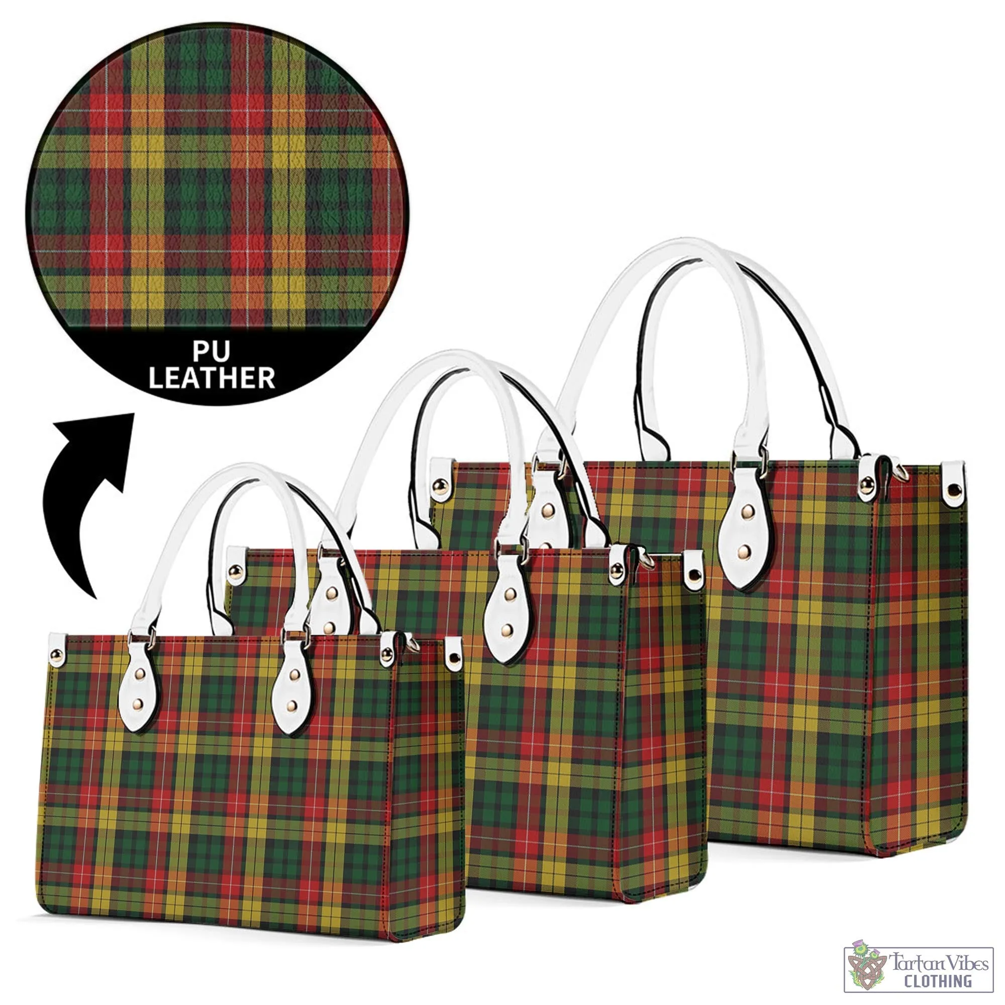 Buchanan Tartan Luxury Leather Handbags