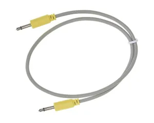 Buchla TiniCable - 18 inch length (Yellow Barrels)