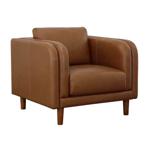 Buckman - Accent Chair - Brown / Walnut - Brown / Walnut