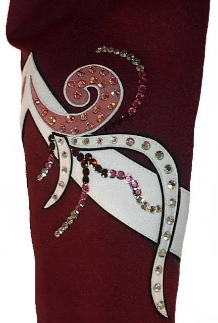 Budget Friendly Burgundy Showmanship Outfit, Ladies L, 5102D