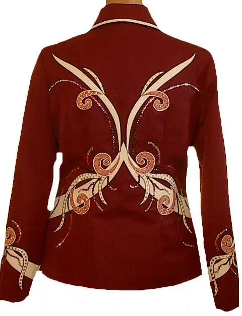 Budget Friendly Burgundy Showmanship Outfit, Ladies L, 5102D