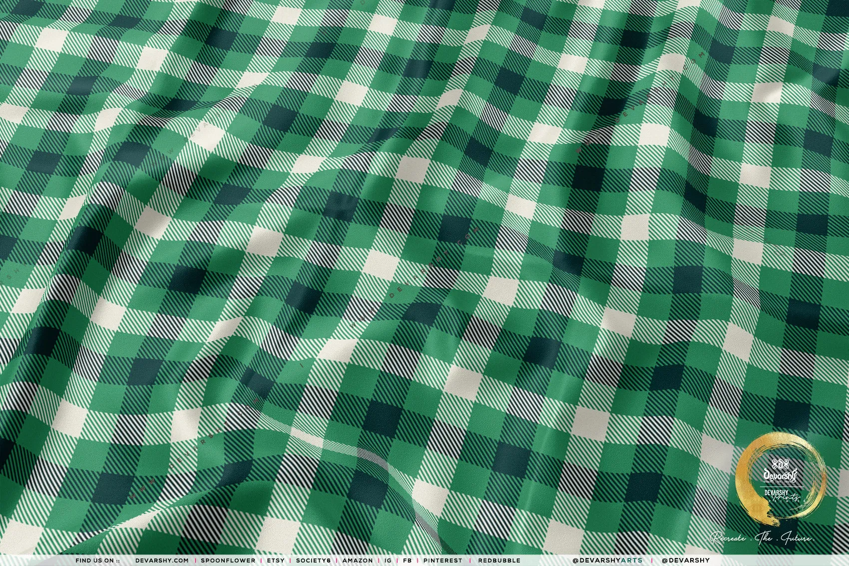 Buffalo Check Apparel Fabric 3Meters , 6 Designs | 8 Fabrics Option | Plaid Fabric By the Yard | 037