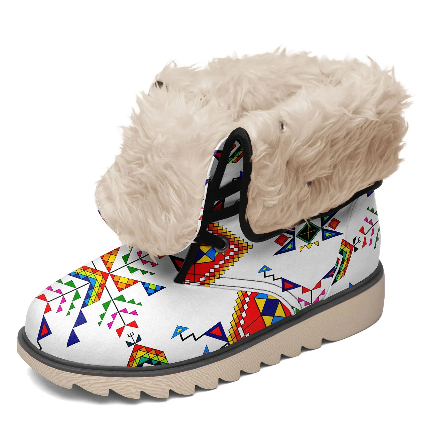 Buffalo Jump White Polar Winter Boots